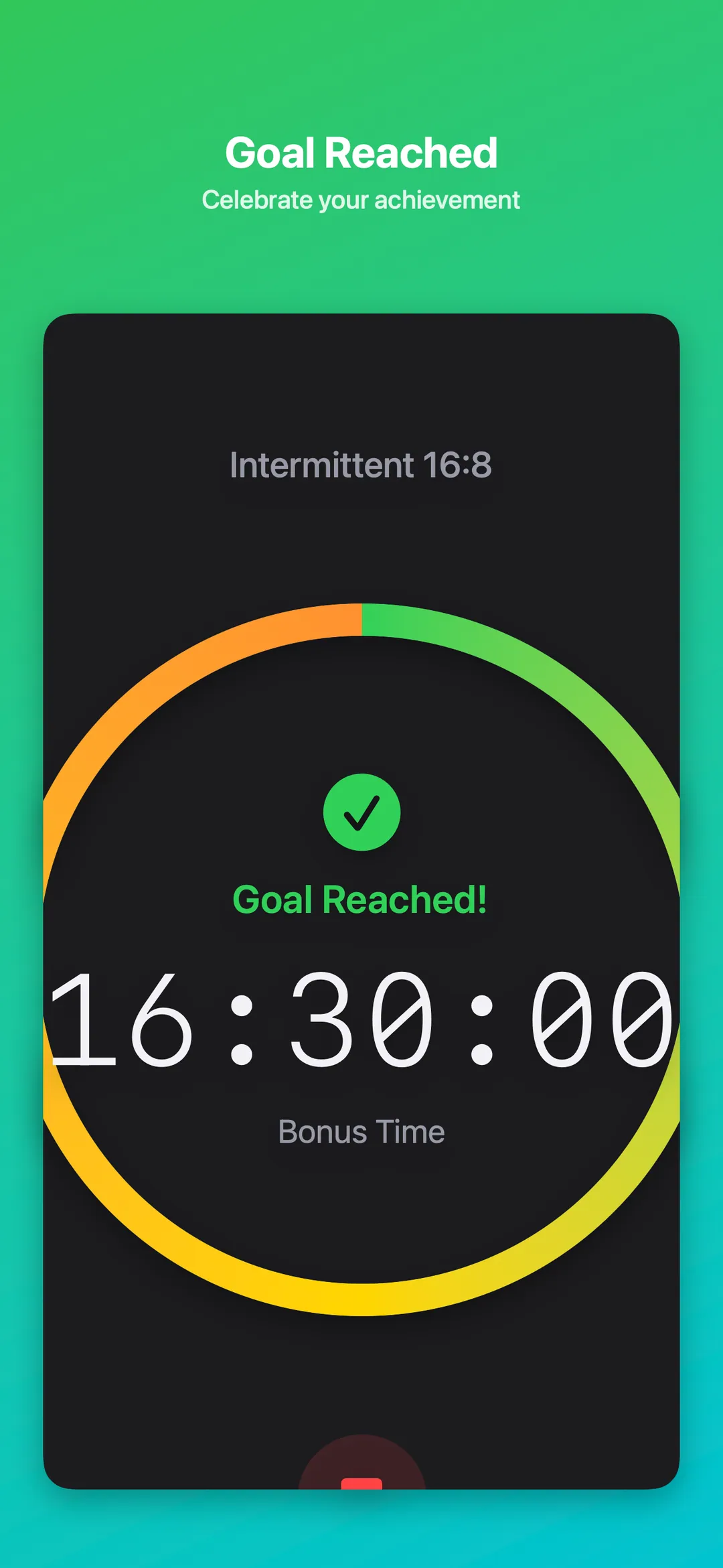 Goal reached