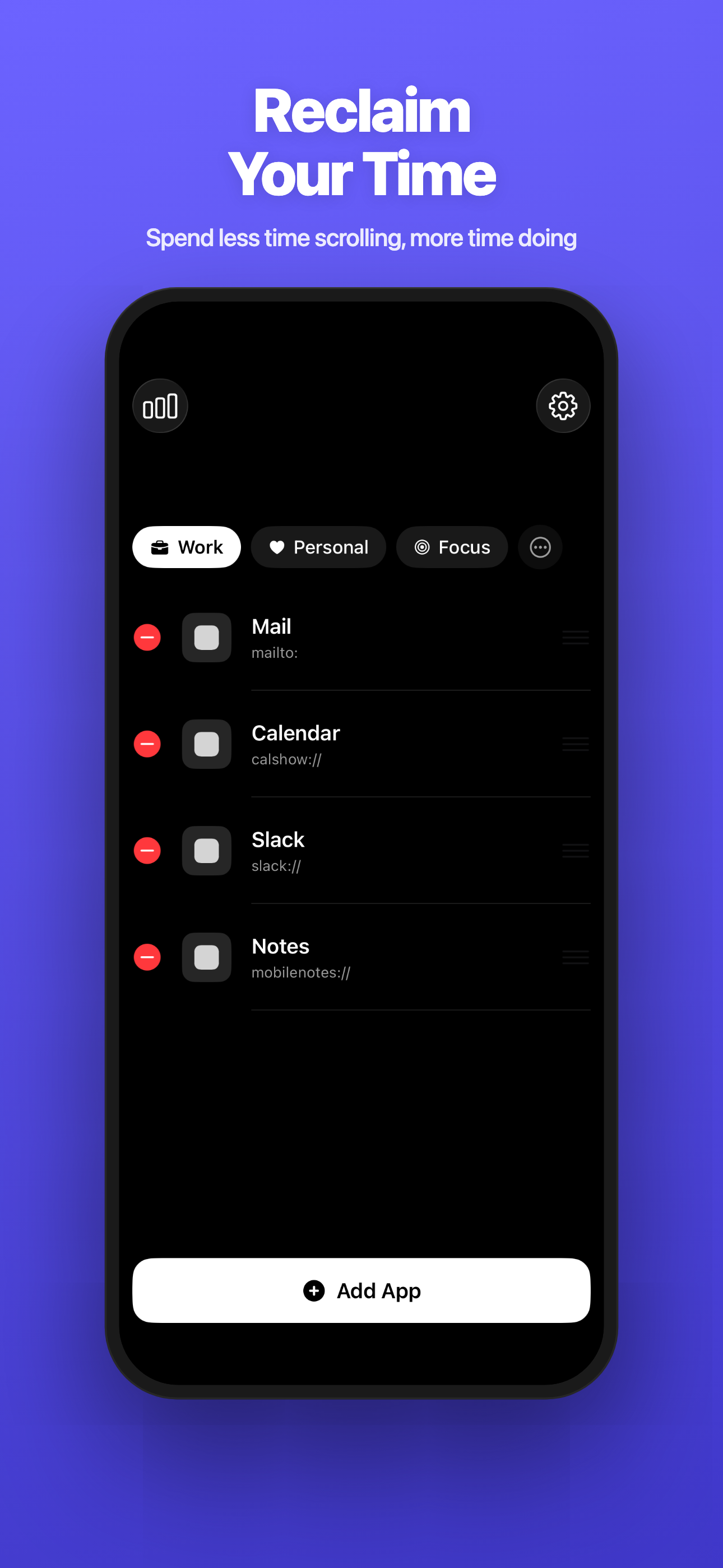 Focus Easy — Multiple Profiles
