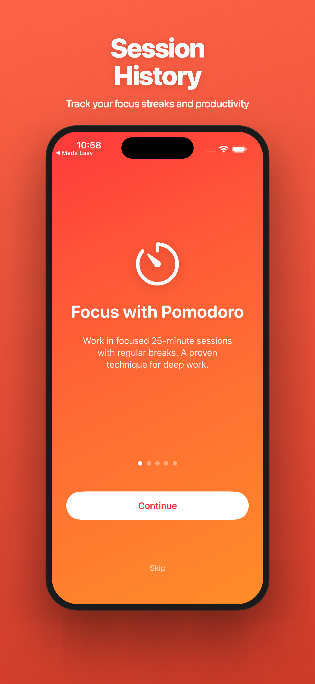 Pomo Easy — Apple Watch Ready