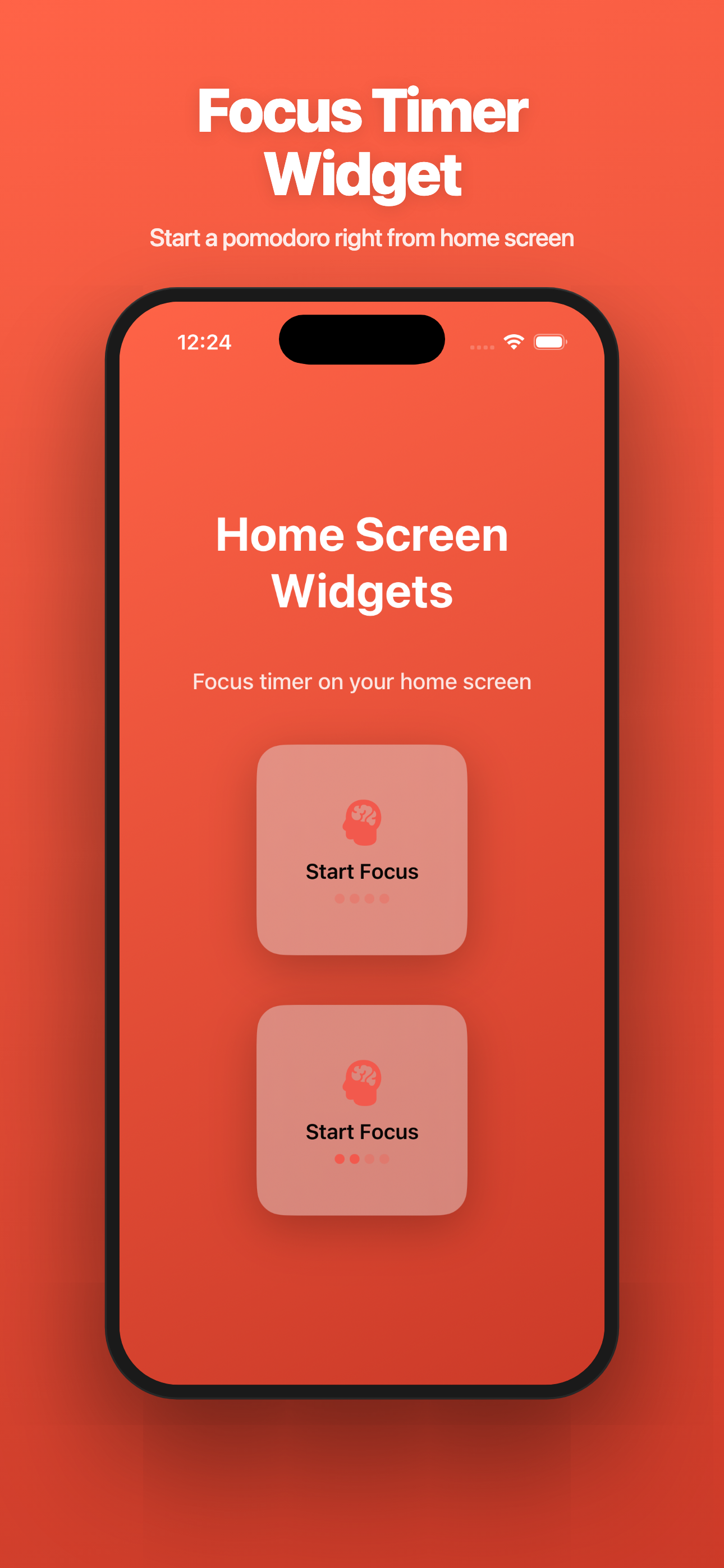 Pomo Easy — Home Screen Widget