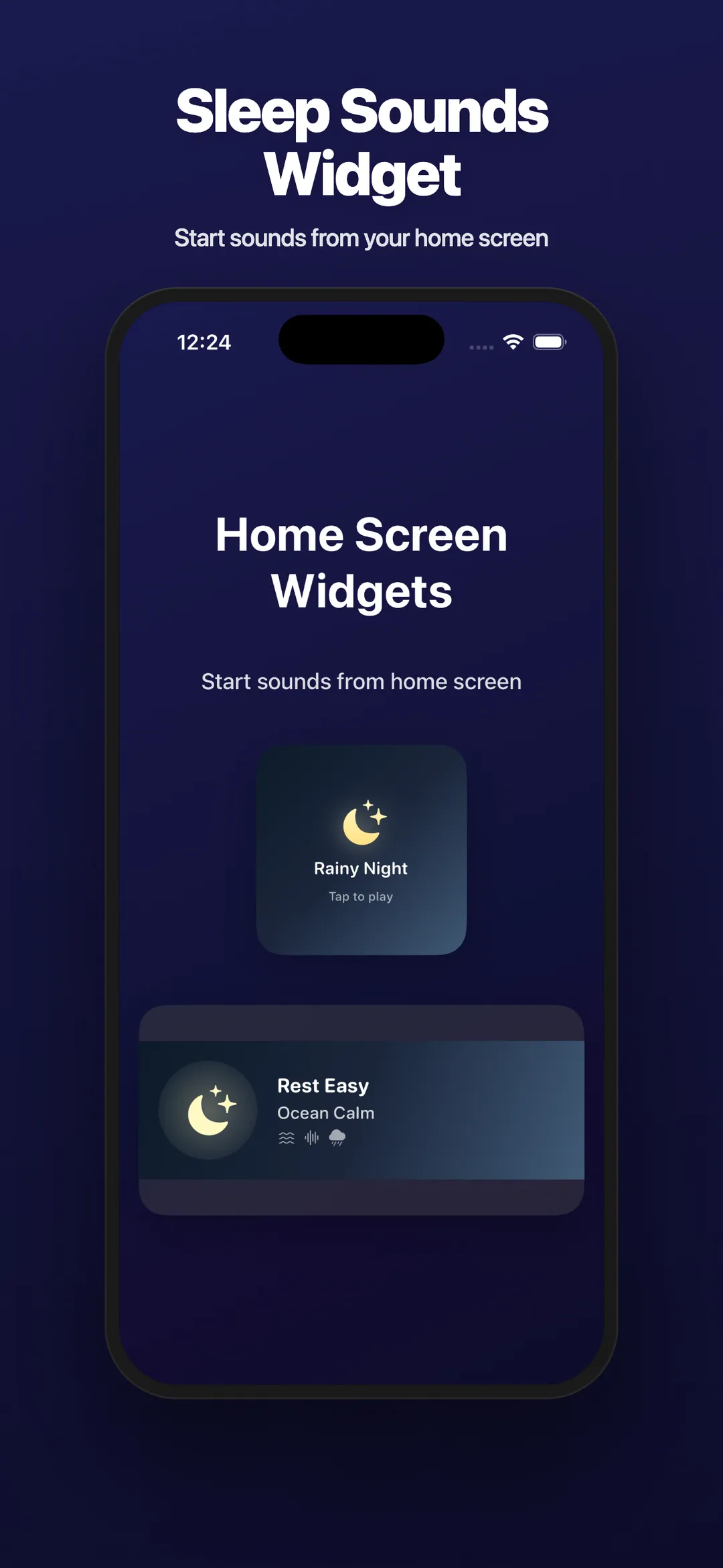 Rest Easy — Home Screen Widget