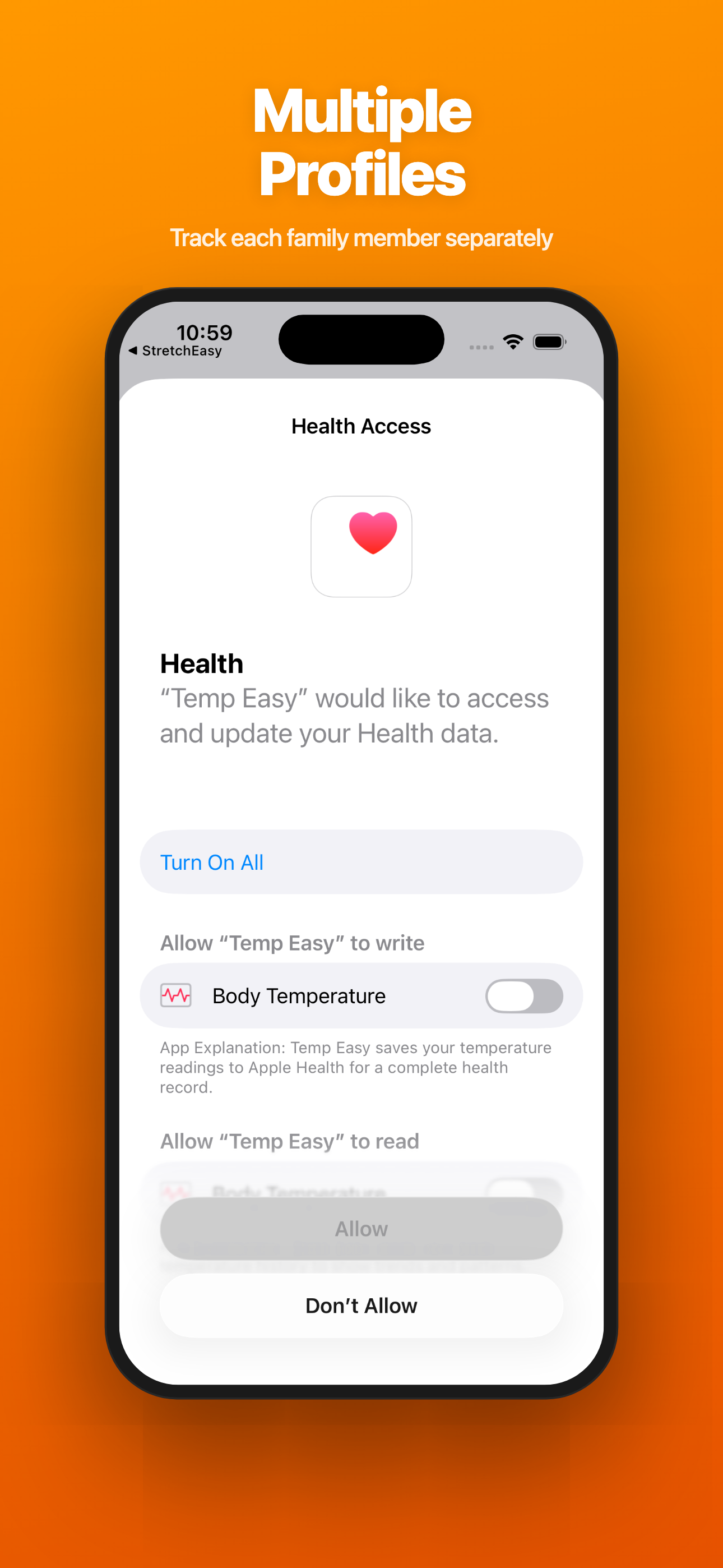 Temp Easy — Multiple Profiles