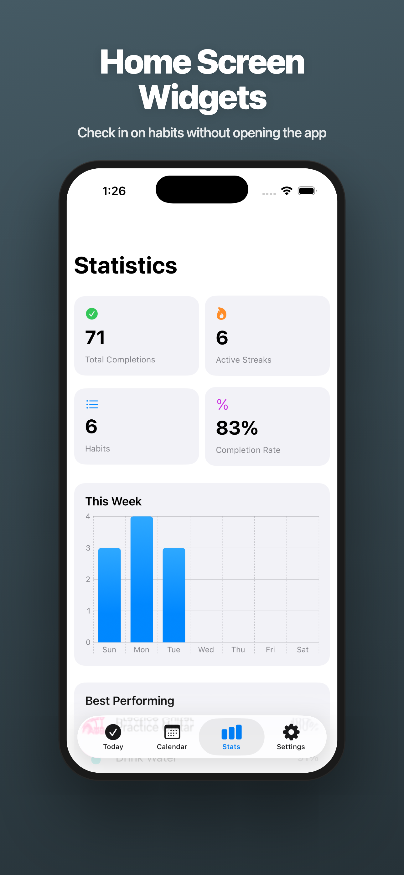 Track Easy — Home Screen Widgets